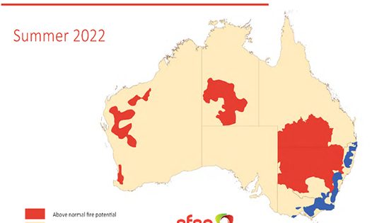 Summer outlook has fire as a hot favourite