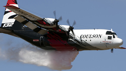 Bushfire aircraft comes as a fire-fighter