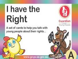 Children’s Guardian flashing flashcards