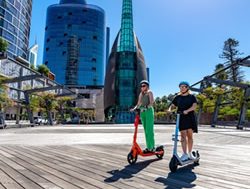 E-scooters let loose on Perth streets