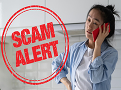 Warning that scammers impersonate PS staff