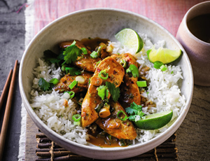 Sticky Peanut Butter Chicken