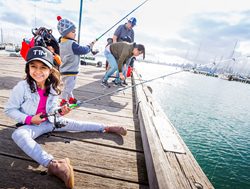 Little anglers get hooked on fishing