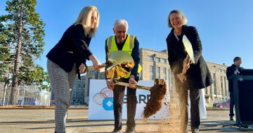 Sod turning at Parliamentary Triangle car park marks first step to new national security precinct