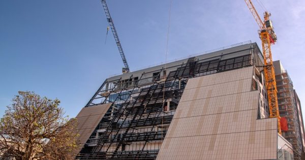 Charles Darwin University city campus receives new façade ahead of wet season