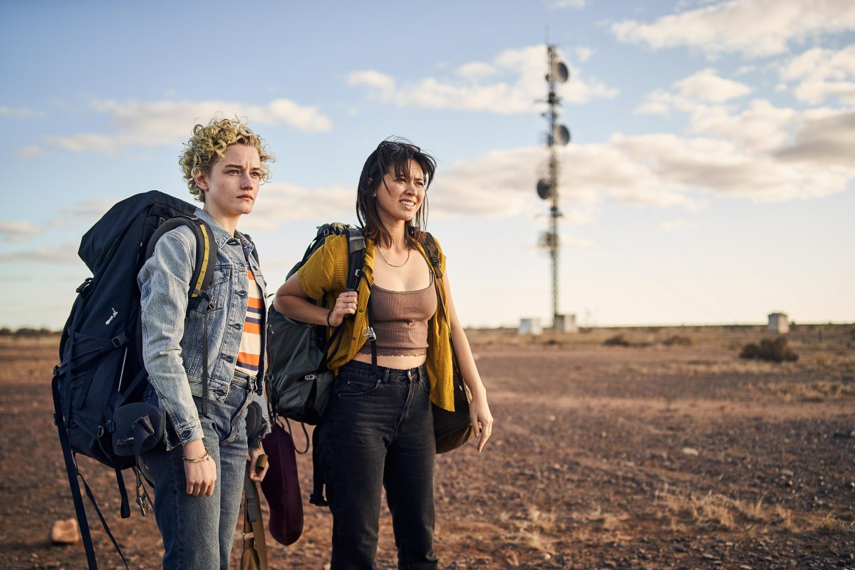 The Royal Hotel stars Julia Garner and Jessica Henwick and will grip you from the start. Photo: Supplied.