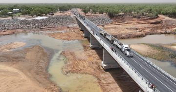 East and West Kimberley reconnected six months ahead of schedule by new Fitzroy River Bridge