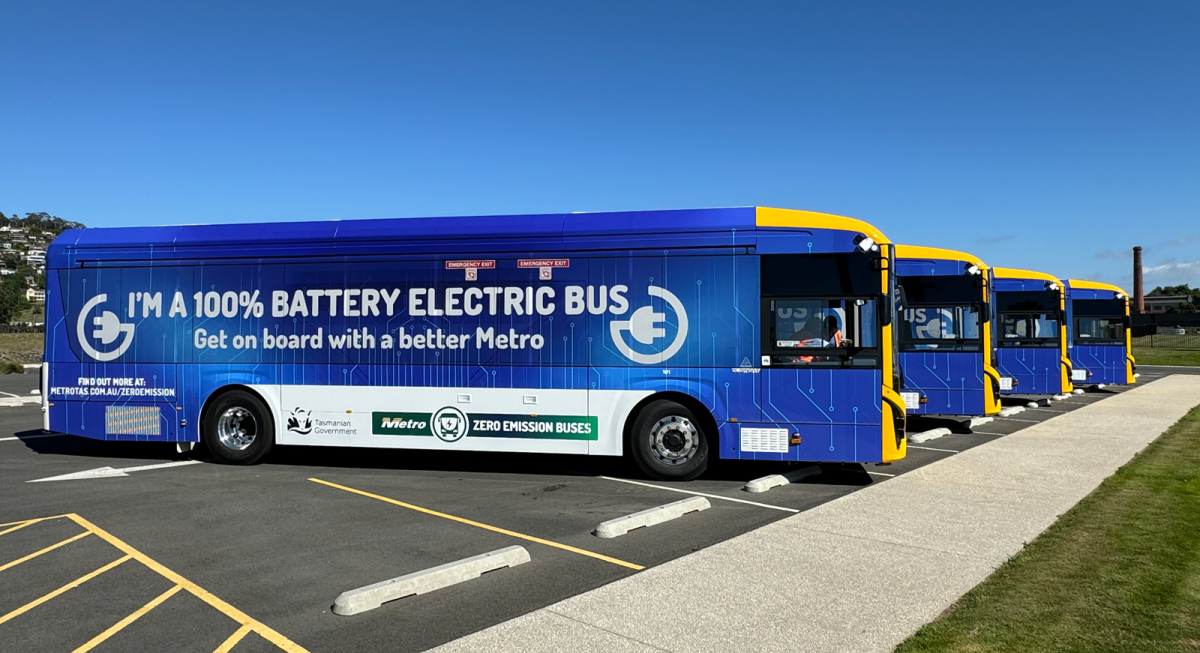 Launceston electric buses