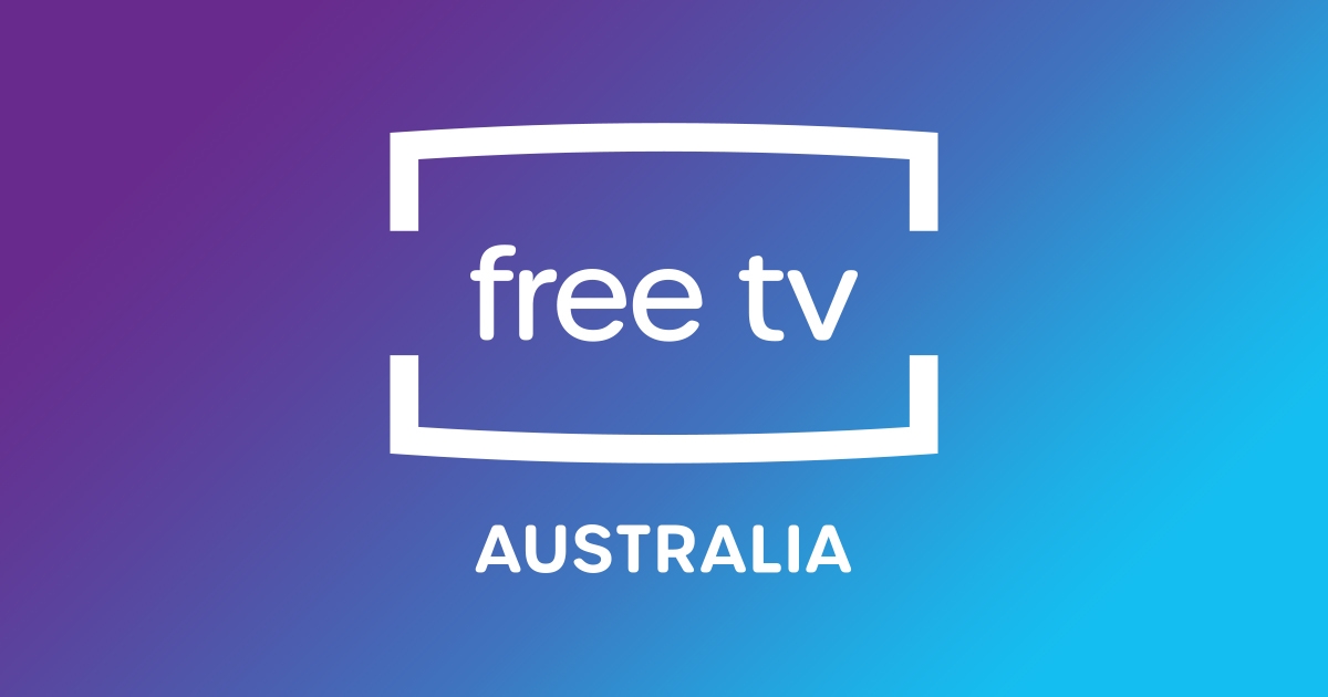 A logo stating ''free tv: AUSTRALIA''