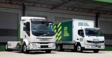 Package delivery firm in industry-leading charge to cleaner energy with rollout of 43 electric trucks