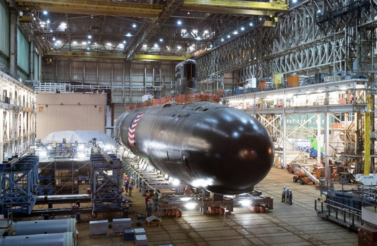 Virginia submarine production