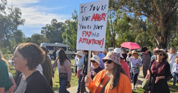 Did Albo's gender violence rally response just prove a point?
