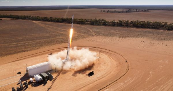 Southern Launch rocket lifts off from SA’s new Koonibba Test Range spaceport