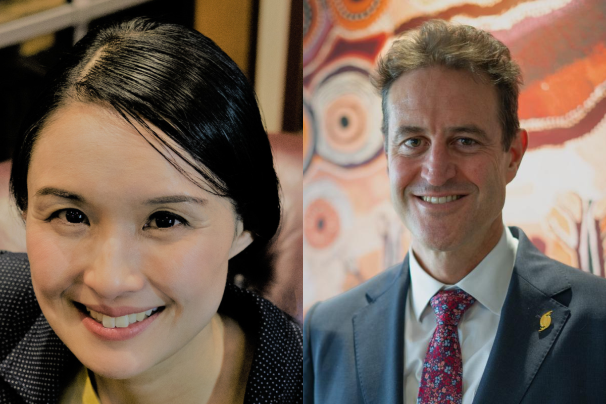 Alice Pung and Gary Cowan