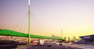 Construction begins on 'cycling super-highway' above Footscray Rd