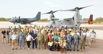 Upgraded joint training airstrip opened on vast Northern Territory range