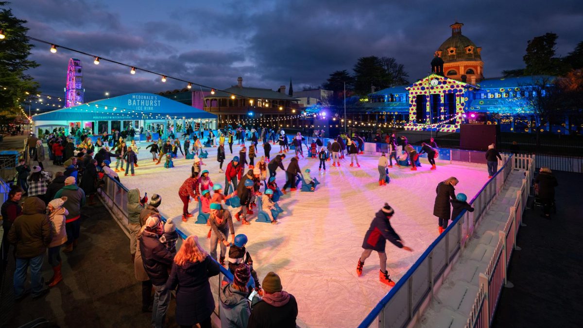 outdoor ice skating