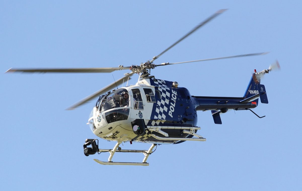 QLD police helicopter