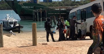 Illegal fishing vessels intercepted west of Torres Strait