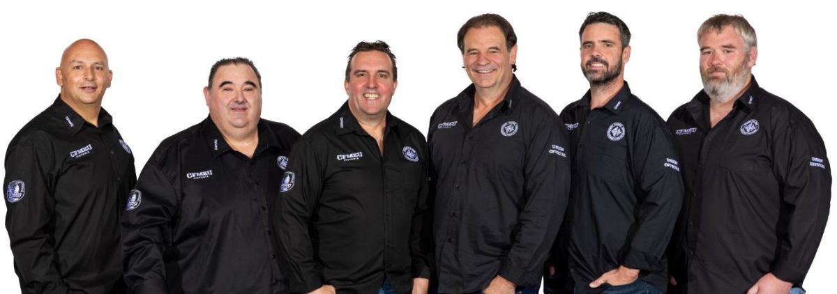 The executive team for the Victorian branch of the CFMEU.