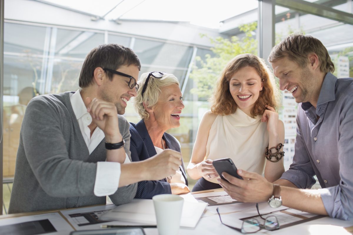 People in a meeting