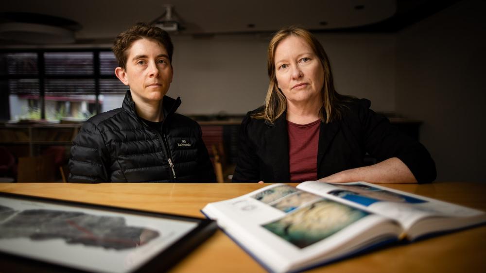 UOW co-authors Ariella Arzey and Professor Helen McGregor.