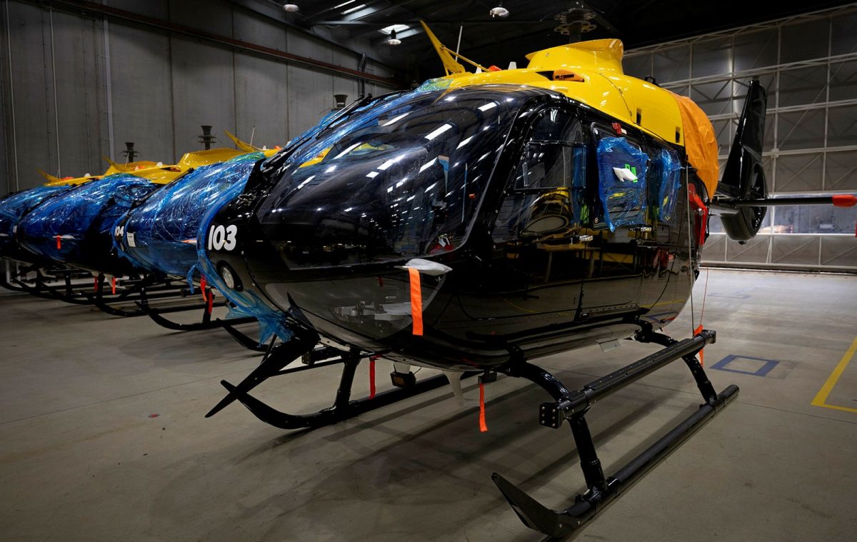 H135 Juno helicopters