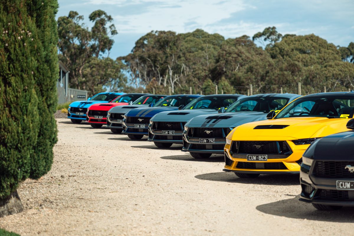 A row of cars