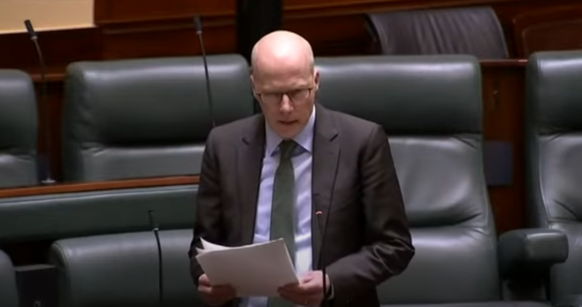 Dr Tim Read speaking in Victorian Parliament.