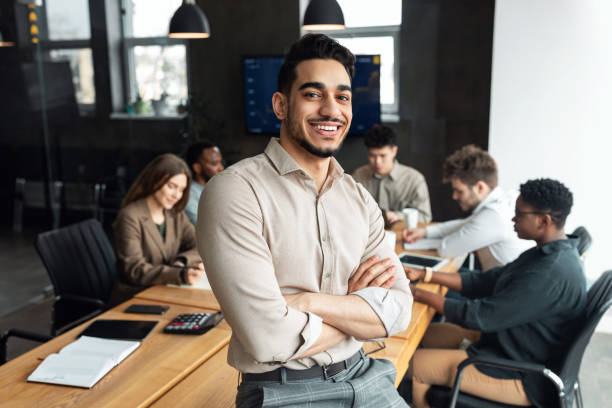 Man at work in office