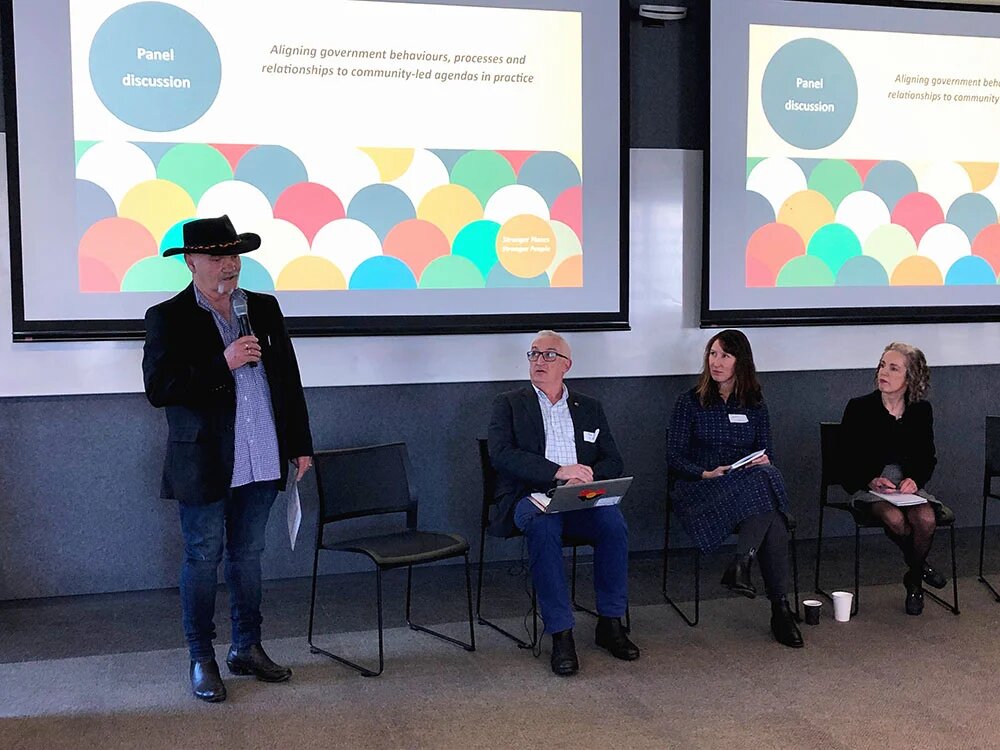 Prof Jack Beetson, Max Saxby, Tara Day-Williams, and Carolyn Atkins.