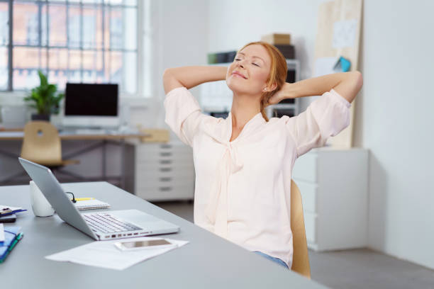 Woman at desk