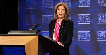 Diplomatically speaking, Caroline Kennedy took parting shots in her farewell