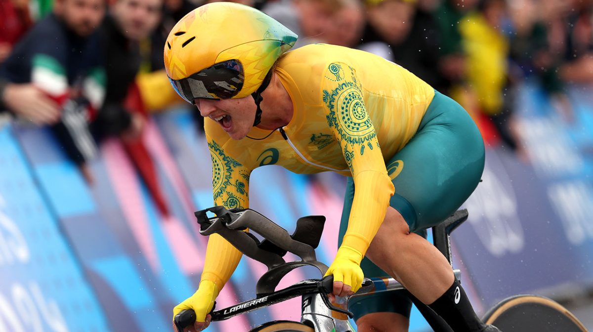 Female cyclist representing Australia at the Olympics