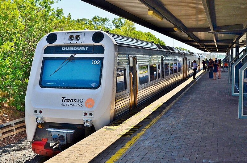 photo of the Australind train