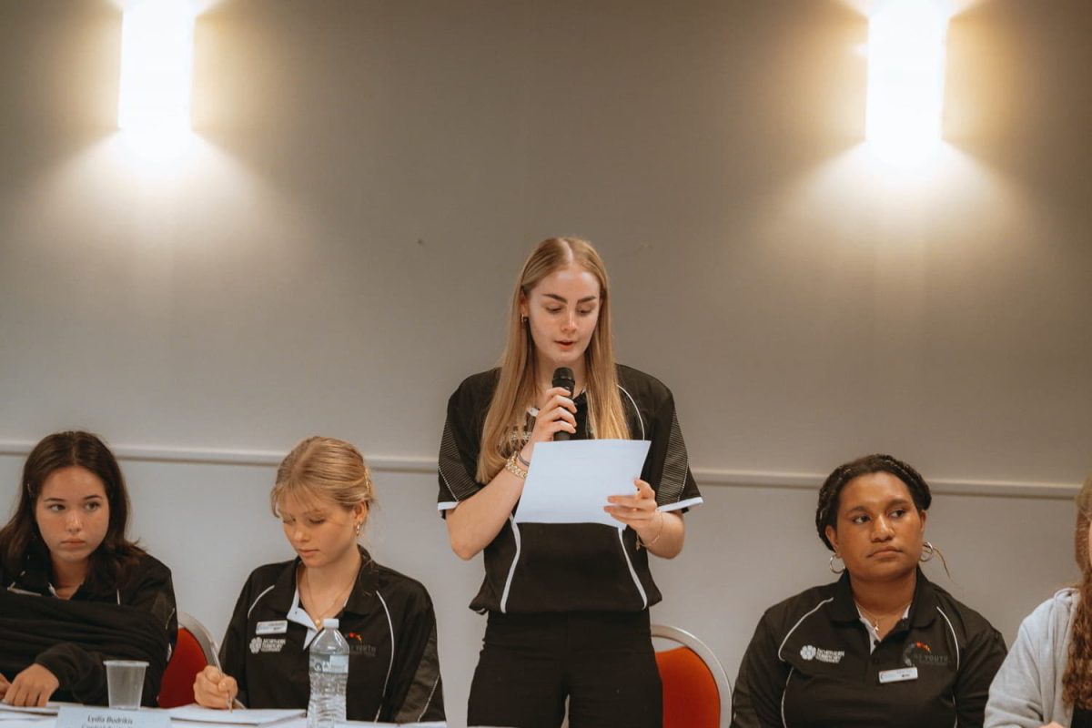 a speaker at the NT Youth Round Table meeting