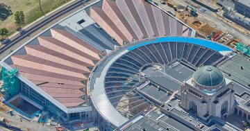 The War Memorial's spectacular copper roof will turn green, eventually ... but why the delay?