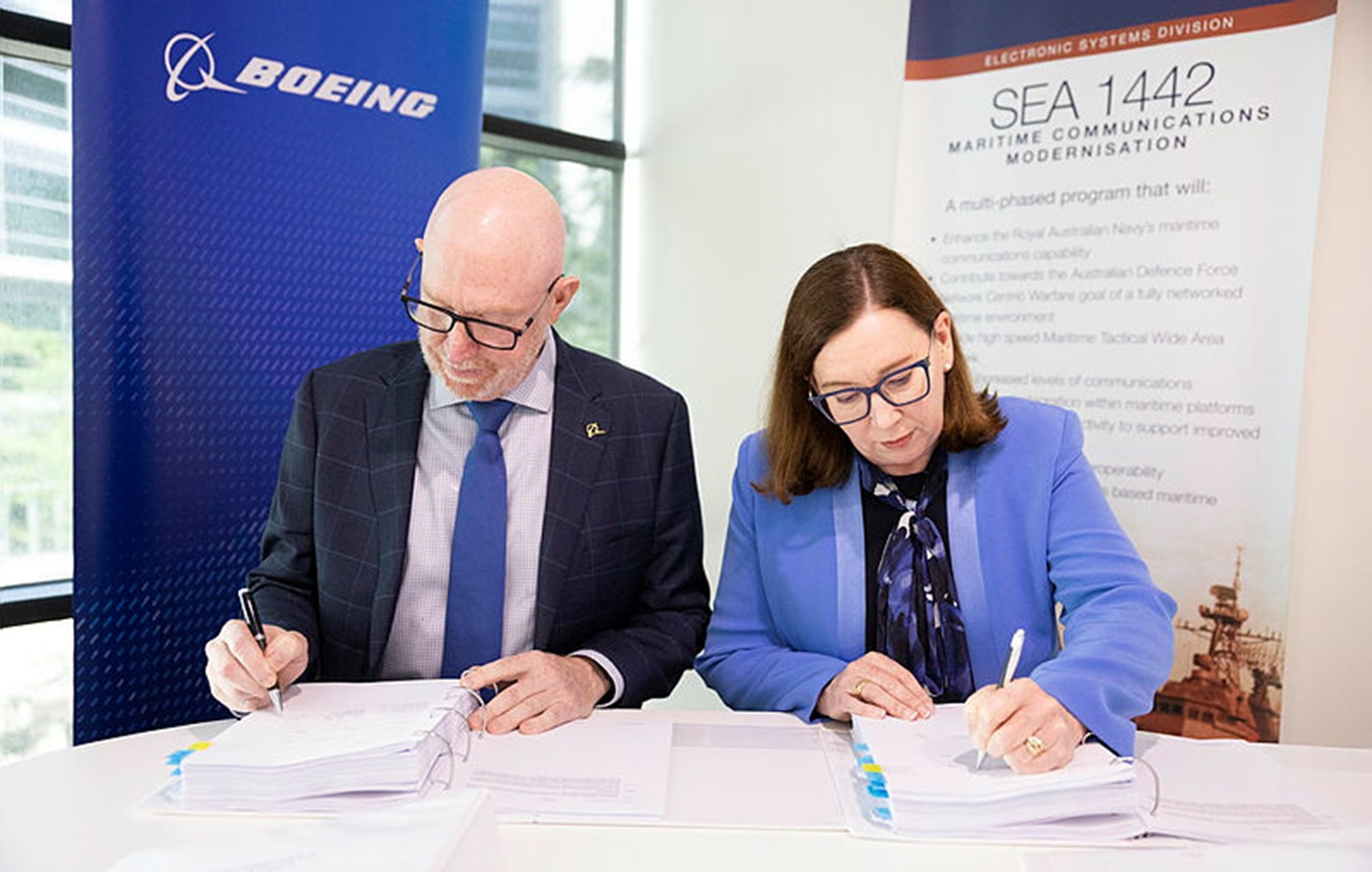 Boeing & Defence contract signing