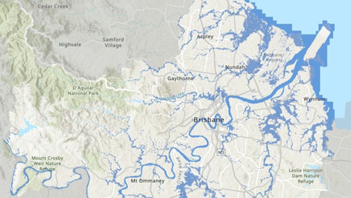 Cyclone Alfred storm surge map