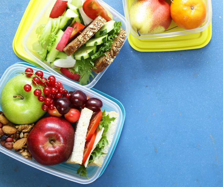 healthy lunches on a table 