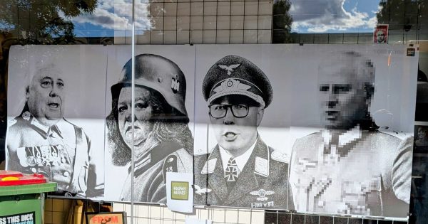 'Hogan's Heroes art parody' in Wagga slammed as disgraceful by Riverina MP, police investigate