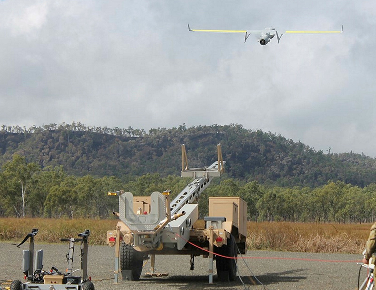 army drone launch