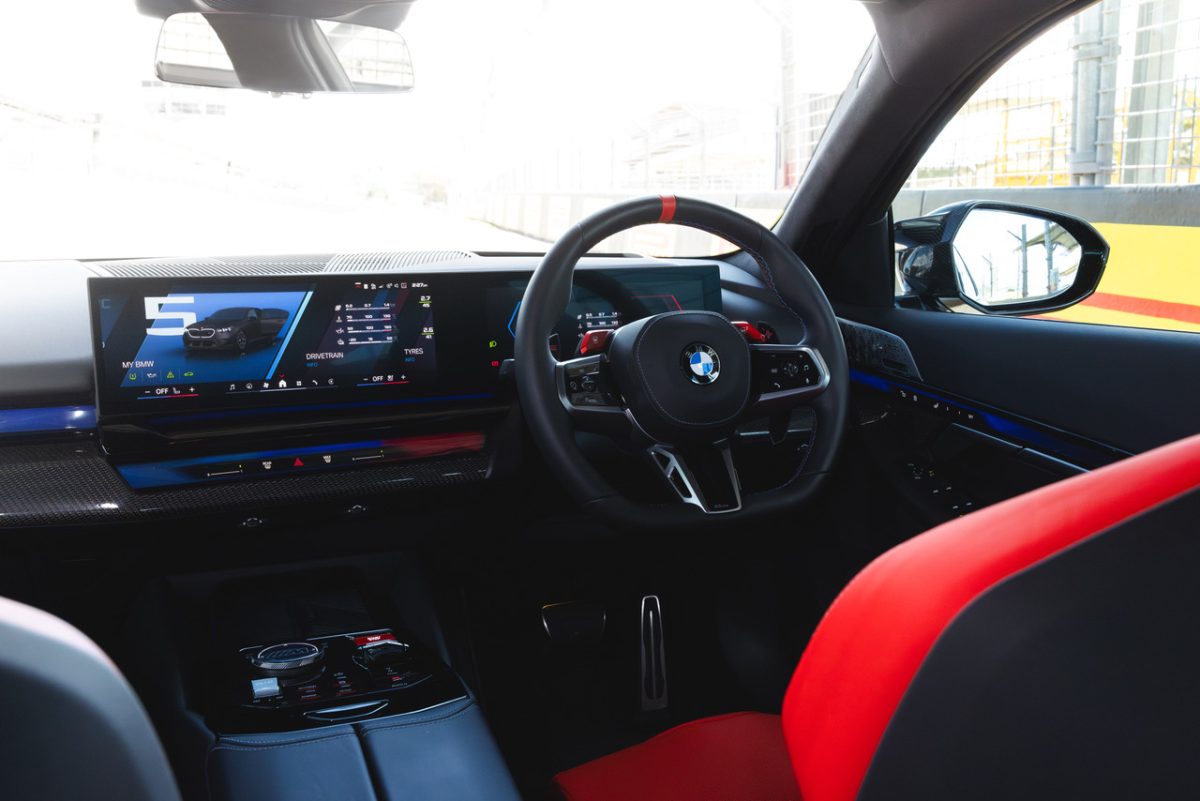 BMW M5 interior
