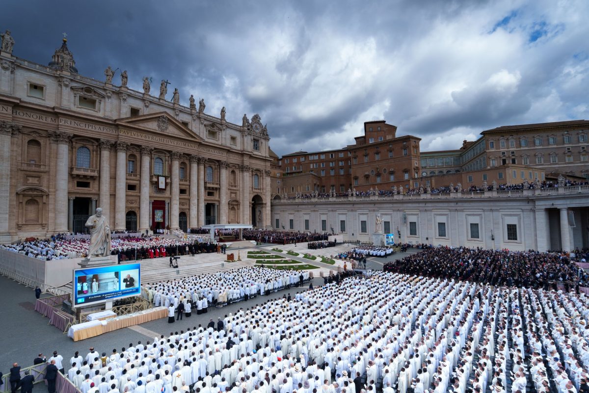 St Peter's Square during a papal inauguration