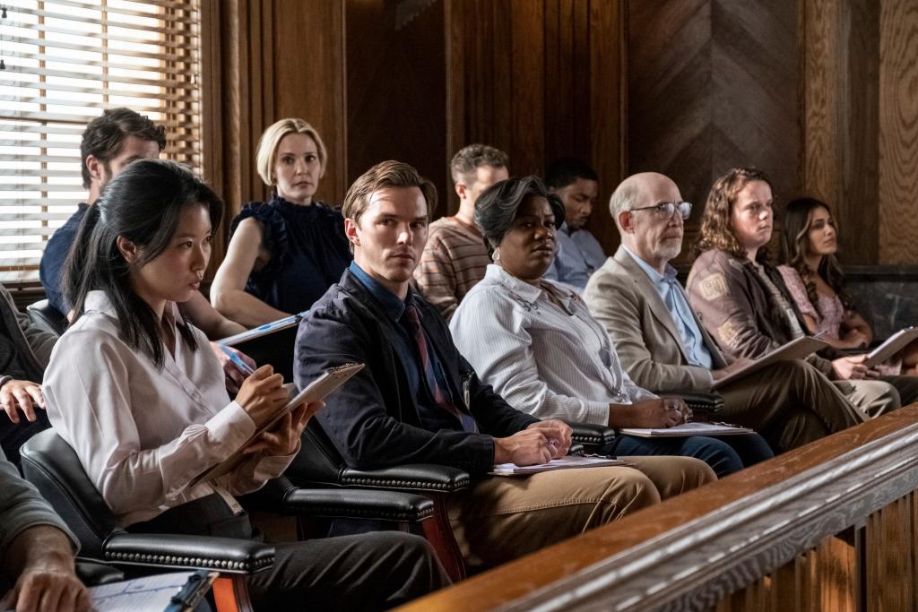 jury in a film scene