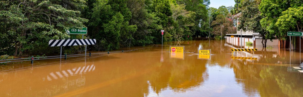 flooded roads