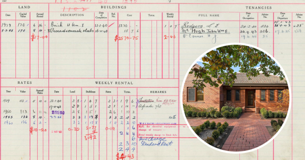 From former government worker residence to delightful heritage home, Ainslie residence shines for modern families