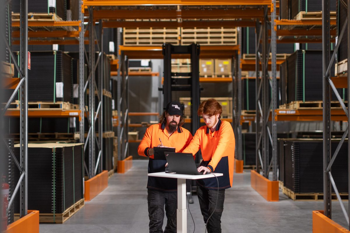 warehouse workers
