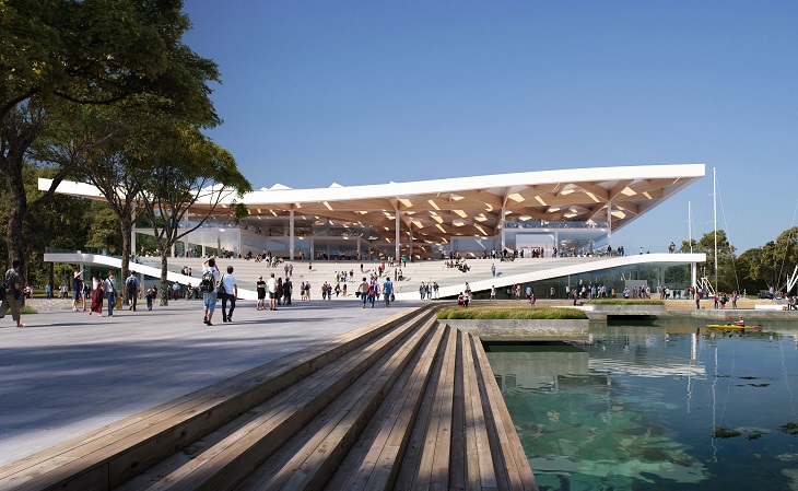 artist's impression of a fish market project