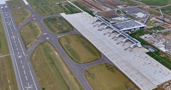 Major construction works completed at Western Sydney International Airport